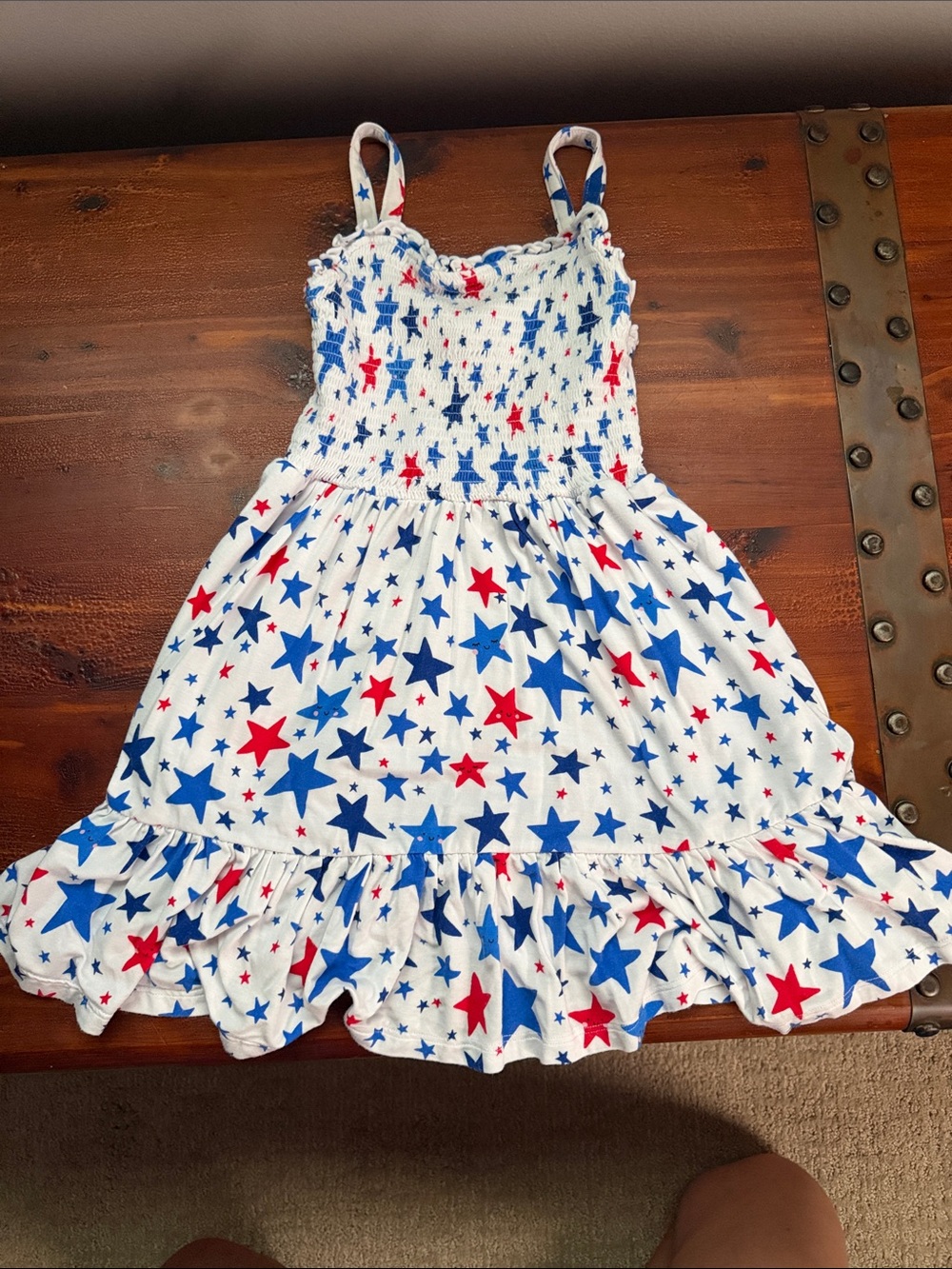 LITTLE SLEEPIES DRESS: AMERICAN STARS (4T)